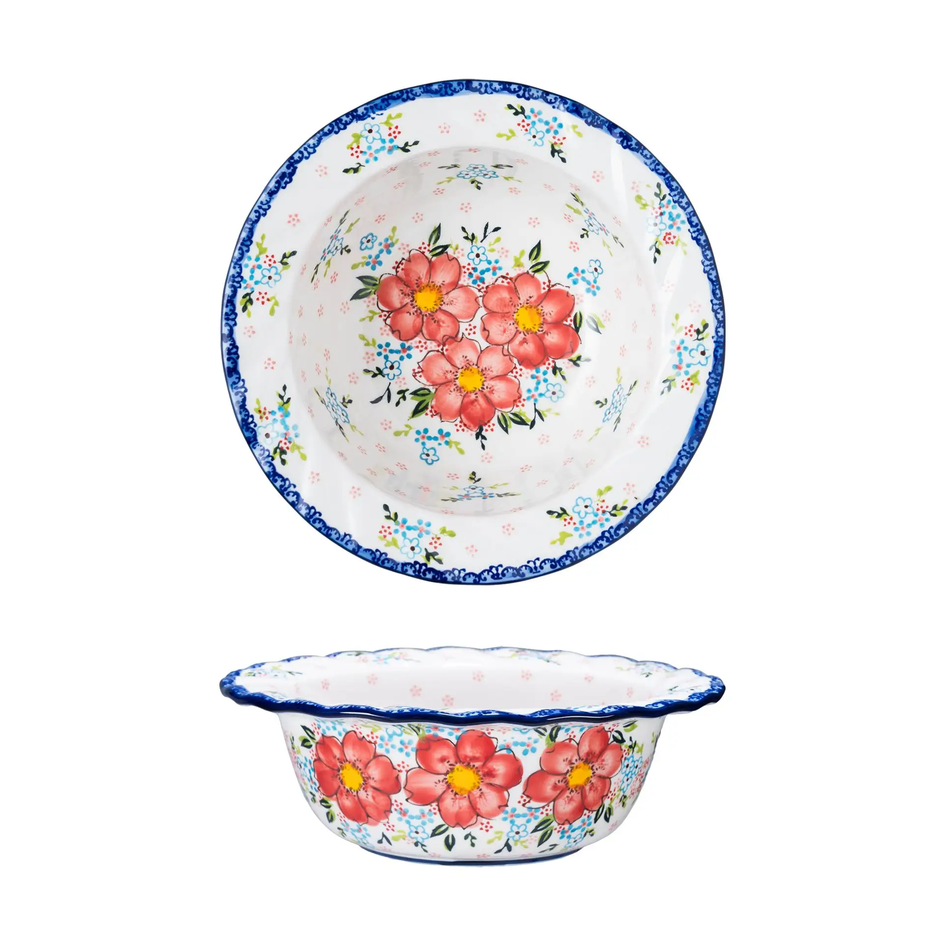 

Romantic Song Hand-Painted Underglaze High-Temperature Porcelain Bowl Home High-Aesthetic Rice Bowl Noodles Bowl Soup Bowl
