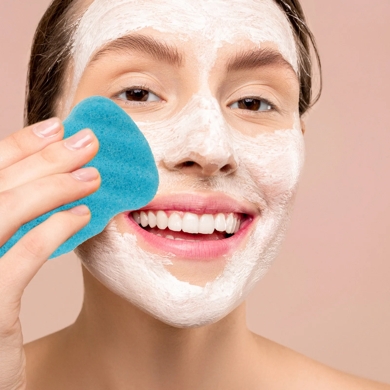 3Pcs Facial Cleansing Sponges Soft Exfoliating Face Wash Pads Makeup Remover Tool Lightweight Face Scrubber Portable for Daily