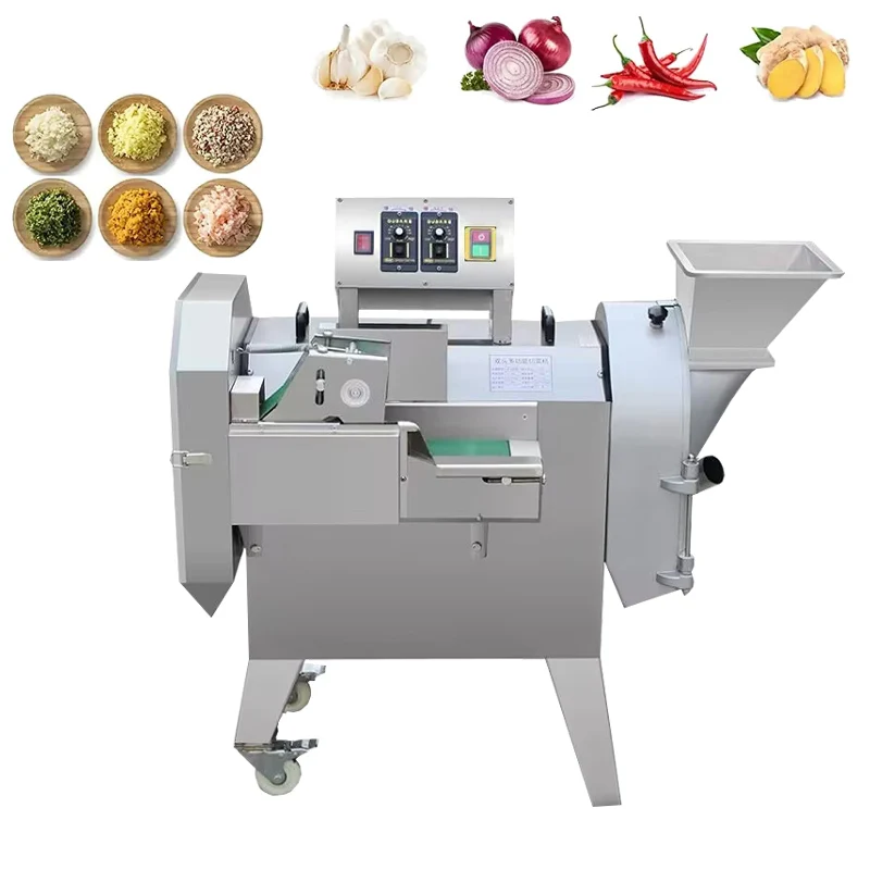 Restaurant Canteen Multi-function Fruit Vegetable Shredded Vegetable Dicing Machine Stainless Steel Vegetable Cutting Machine