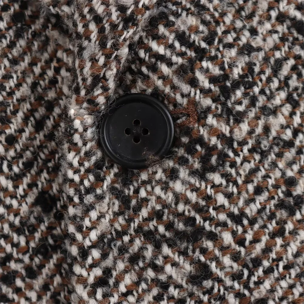 BM&MD&ZA 2024 Autunno Nuovo Stile di Abbigliamento da Donna Pendolarismo Tempo Libero Moda con Cintura Diagonale Cappotto a Vita Allentata