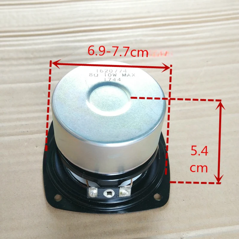 SOTAMIA-Alto-falante HiFi Full Range Audio, bacia de alumínio anti-magnético, alto-falante Home Theater, 8 Ohm, som 10W, 3 ", 2pcs