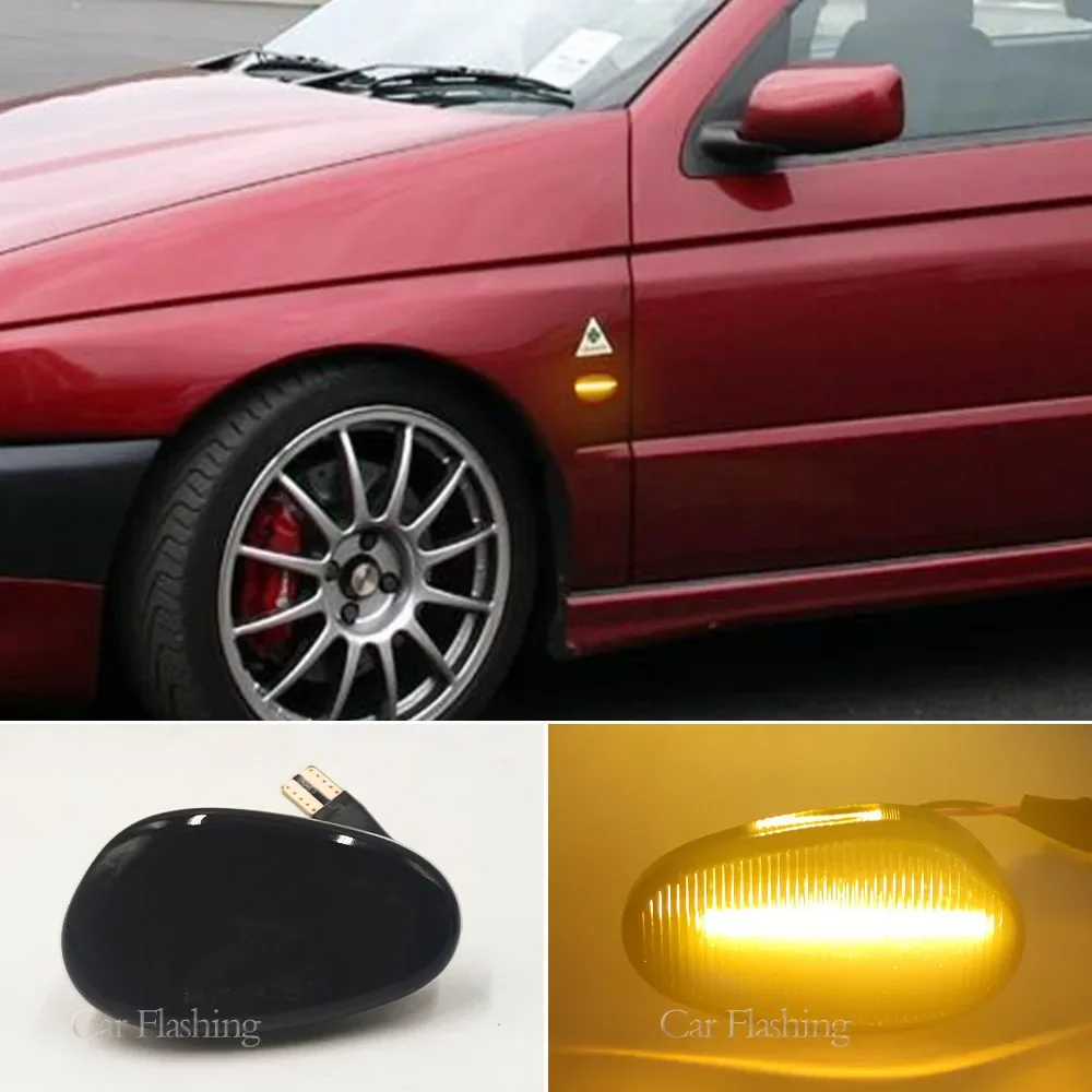 

For Alfa Romeo 145 146Type 930 LED leaf panel lights, fender flow direction