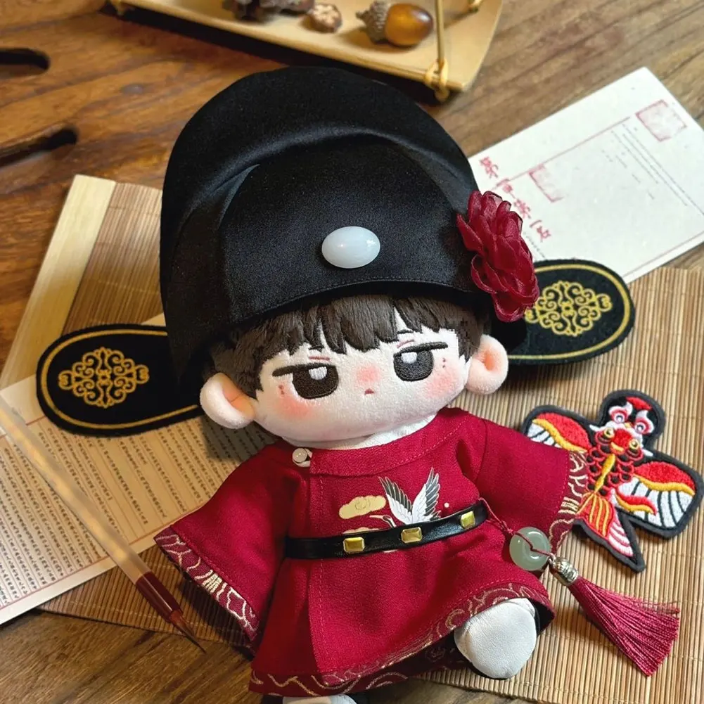 

20cm Doll Clothes Chinese Style Hanfu Auspicious Cloud Pattern Ancient Costume Cothing for 17cm Labubu Idol Dolls Accessories