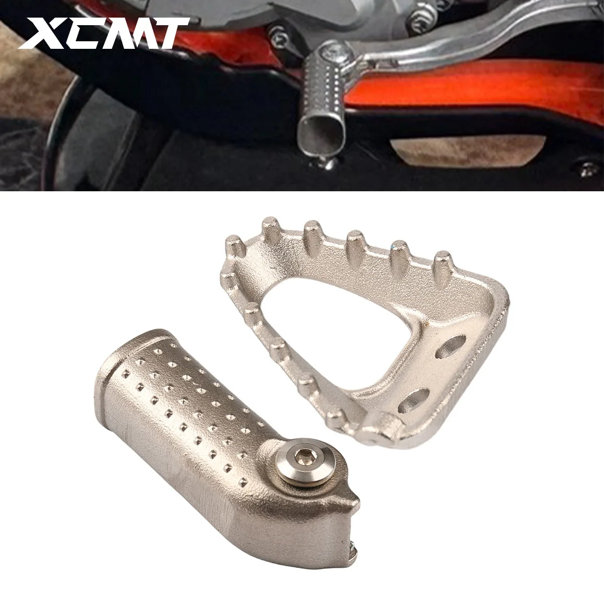 

For KTM HUSQVARNA GASGAS EXC SX XC Universal Motorcycle Motocross Stainless Steel Rear Brake Pedal Step Gear Shift Lever Tip
