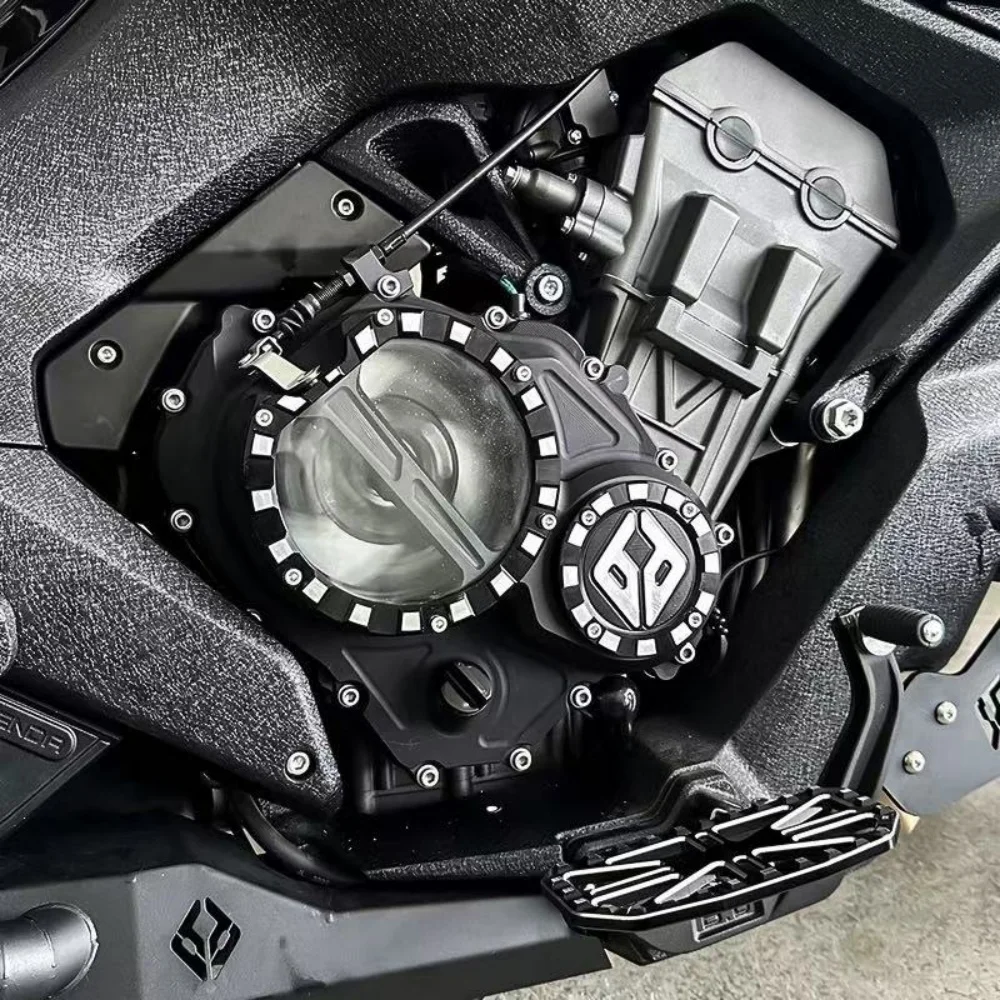 For Benda LFC 700 special modification accessories, transparent clutch cover, engine side cover Perfect sealing design