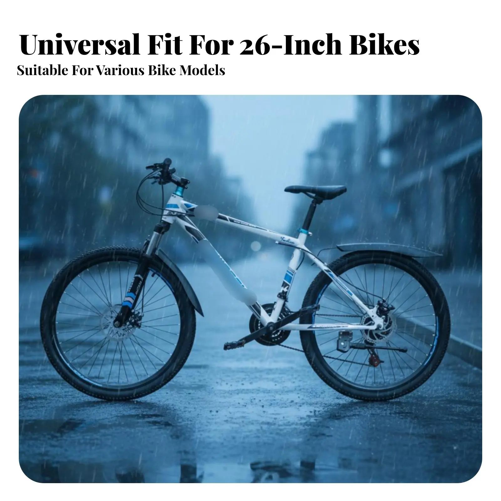 

Передние и задние велосипедные крылья с полным покрытием, универсальные, комплект из переднего и заднего крыльев, износостойкий материал