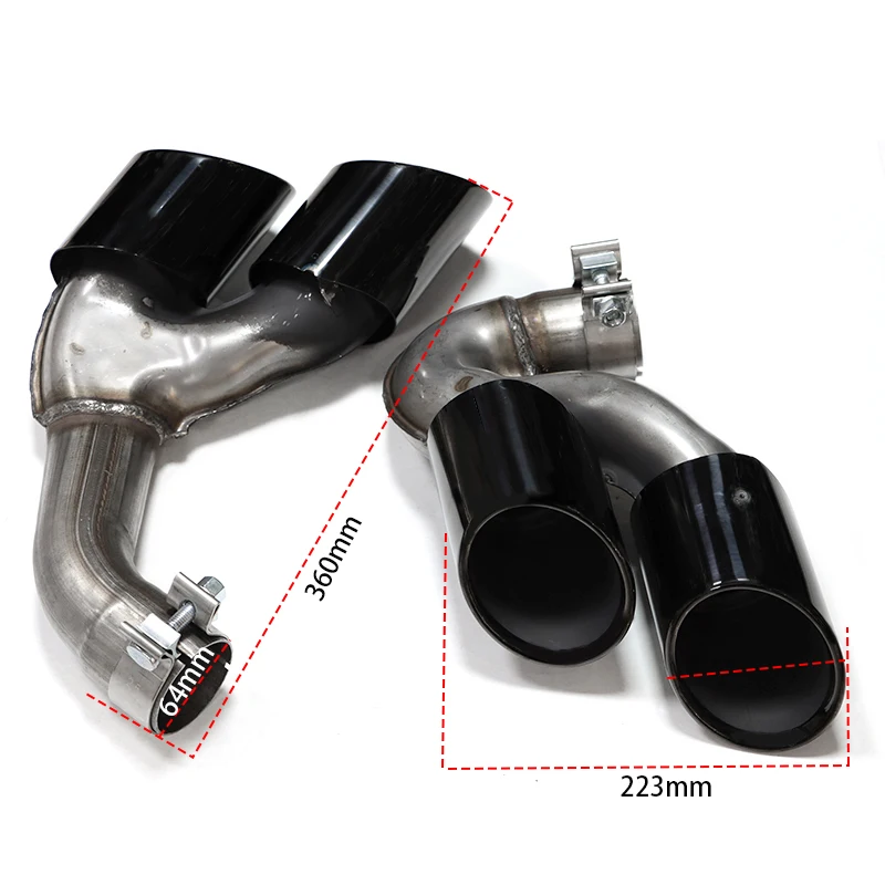 Voor 2019-2024 BMW G05 X5 G06 X6 Uitlaat Upgrade Quad Outlet Rvs Uitlaat Nozzle Uitlaatsysteem