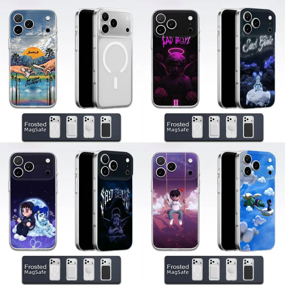 

J-Junior H Sad Boyz Girlz Phone Case For iPhone 17,16,15,14,13,12,11,Pro,Max,Plus,E,Air,Mini Magsafe Frosted Transparent