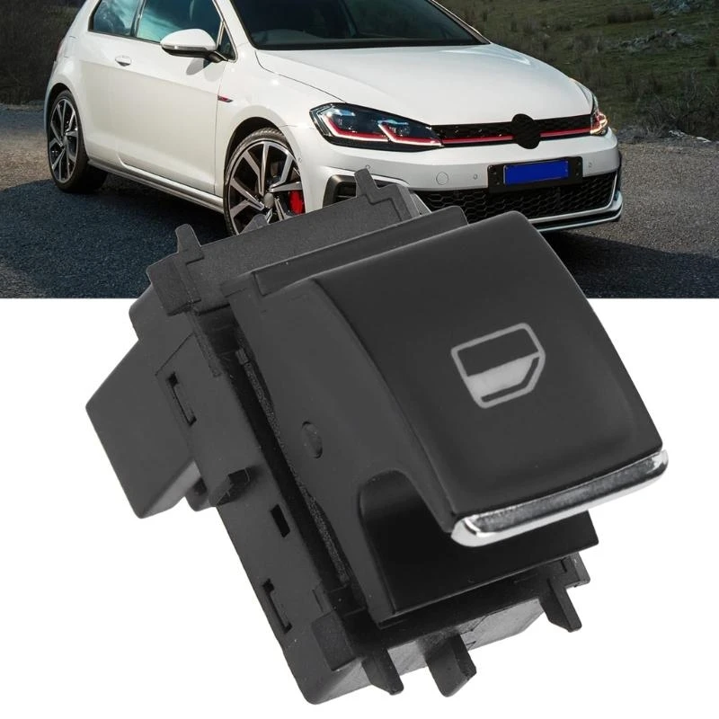 A70F Car Electric Power Control Raising Single Switch for 5G0959855F 5G0959855L Window Lift Elevator Button Smooth Operating