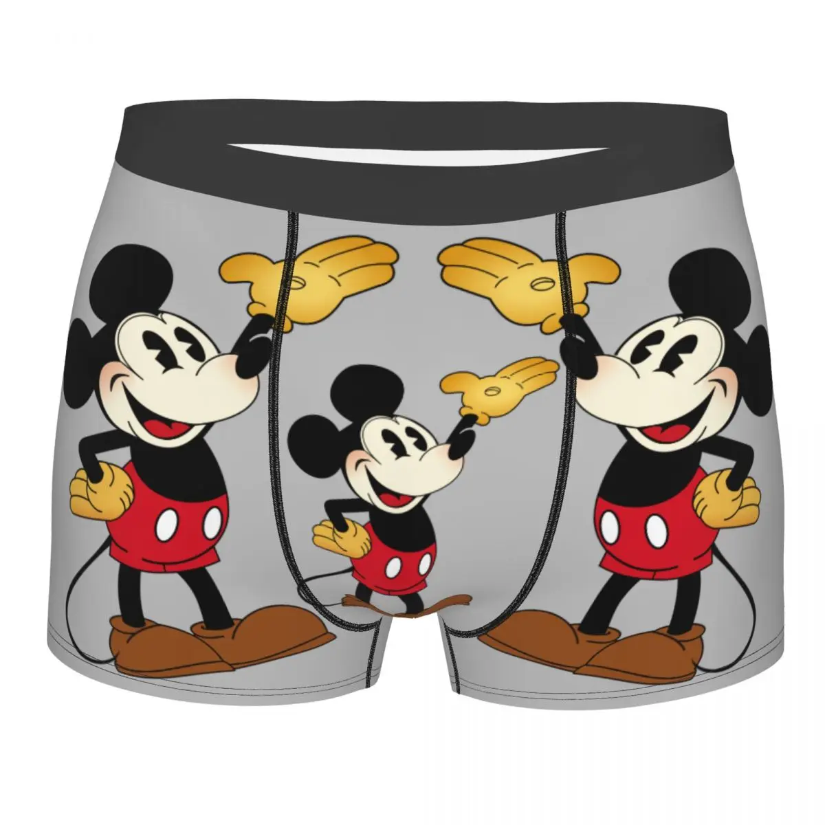 Custom Mickey Mouse Cartoon Boxer Shorts For Homme 3D Print Underwear Panties Briefs Stretch Underpants