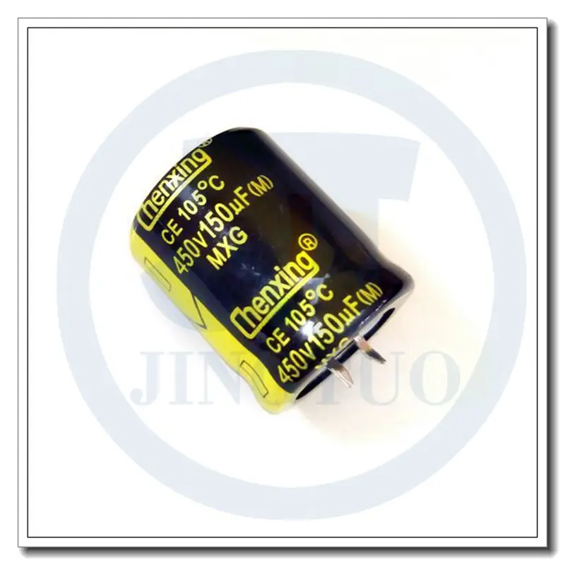 2pcs 150uF450V 450V150uF 150MFD 450WV 25x30mm Snap In Aluminum Electrolytic Capacitor