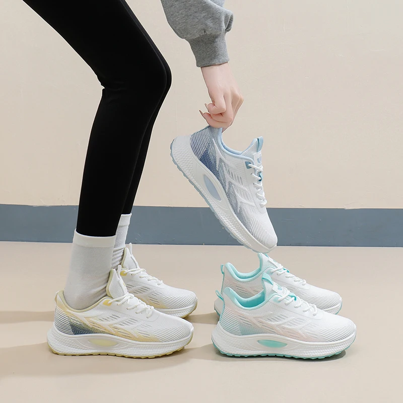 

Women Shoes Breathable All-match Mesh Shoes Casual Sports Trendy Shoes Female Wear-resistant Running Shoes for Women