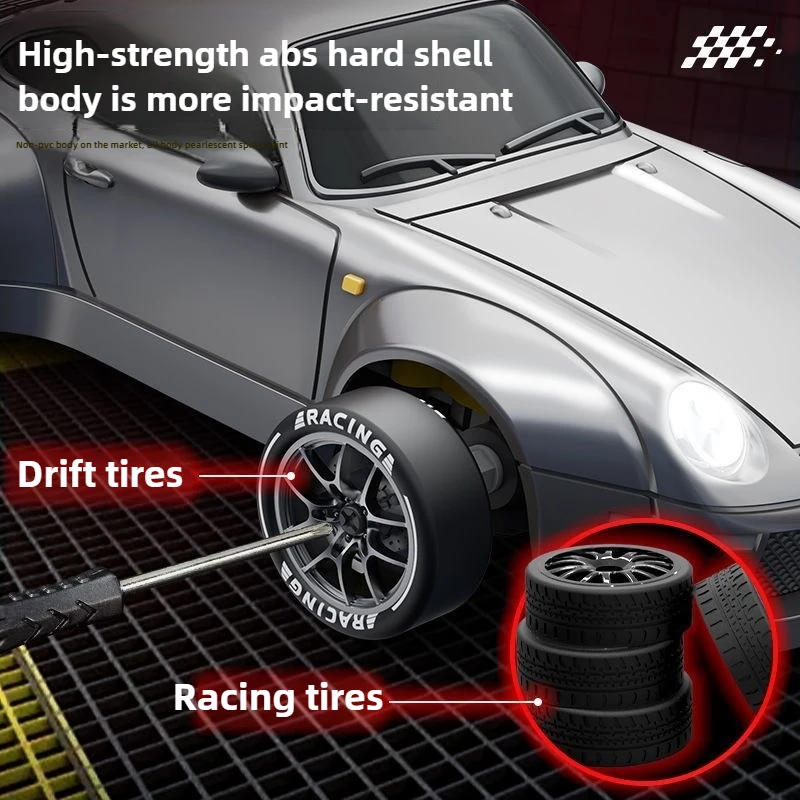 993 RC Drift Car 1/24 4WD Remote Control Drift Racing Car 2.4G Full Scale High Speed ​​Drift Racing Car Model Toy Gift