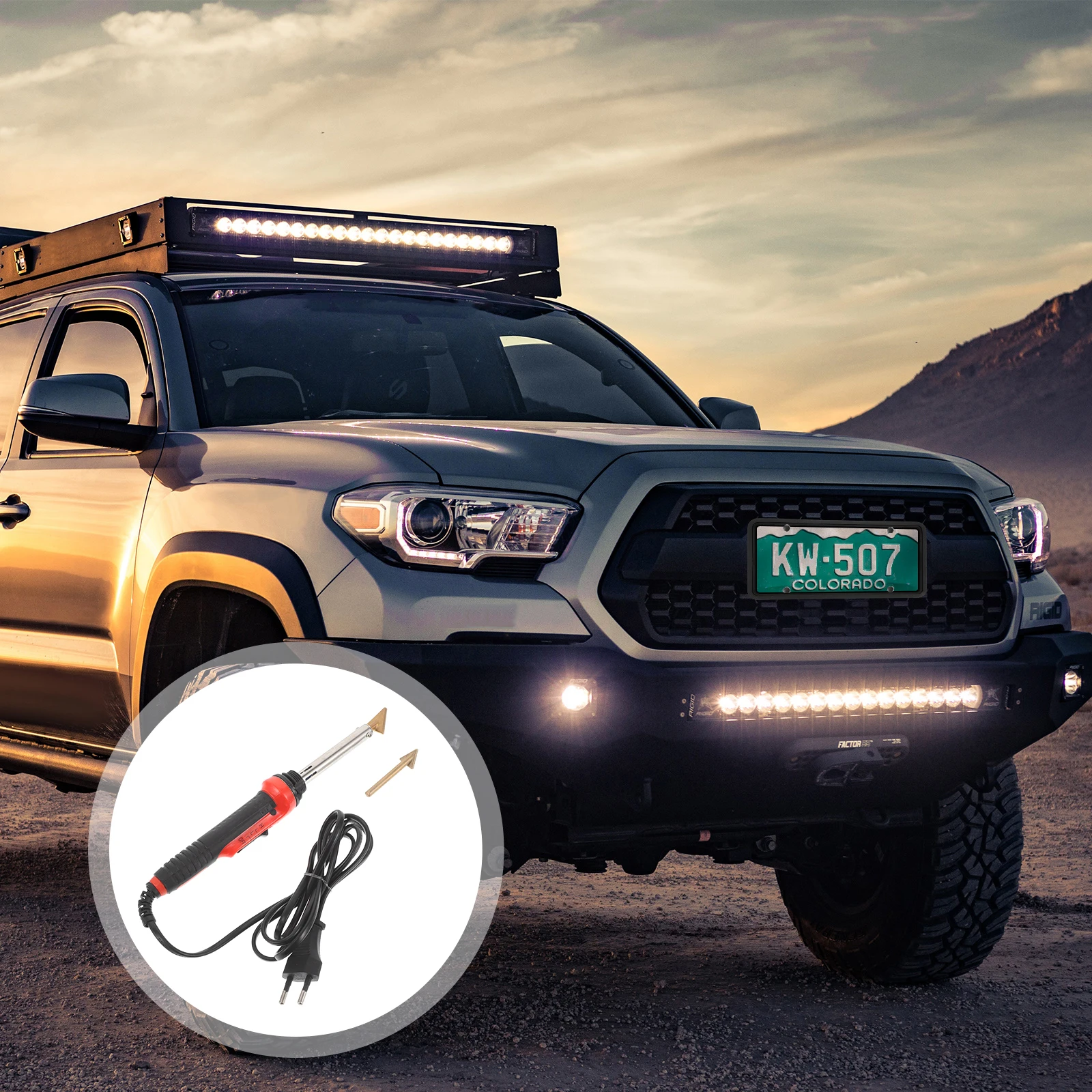 Plastic Repair Welding Machine Bumper Car Body Tool Automotive Welder Equipment Plastic Welding Iron For Auto DIY MultiFunction