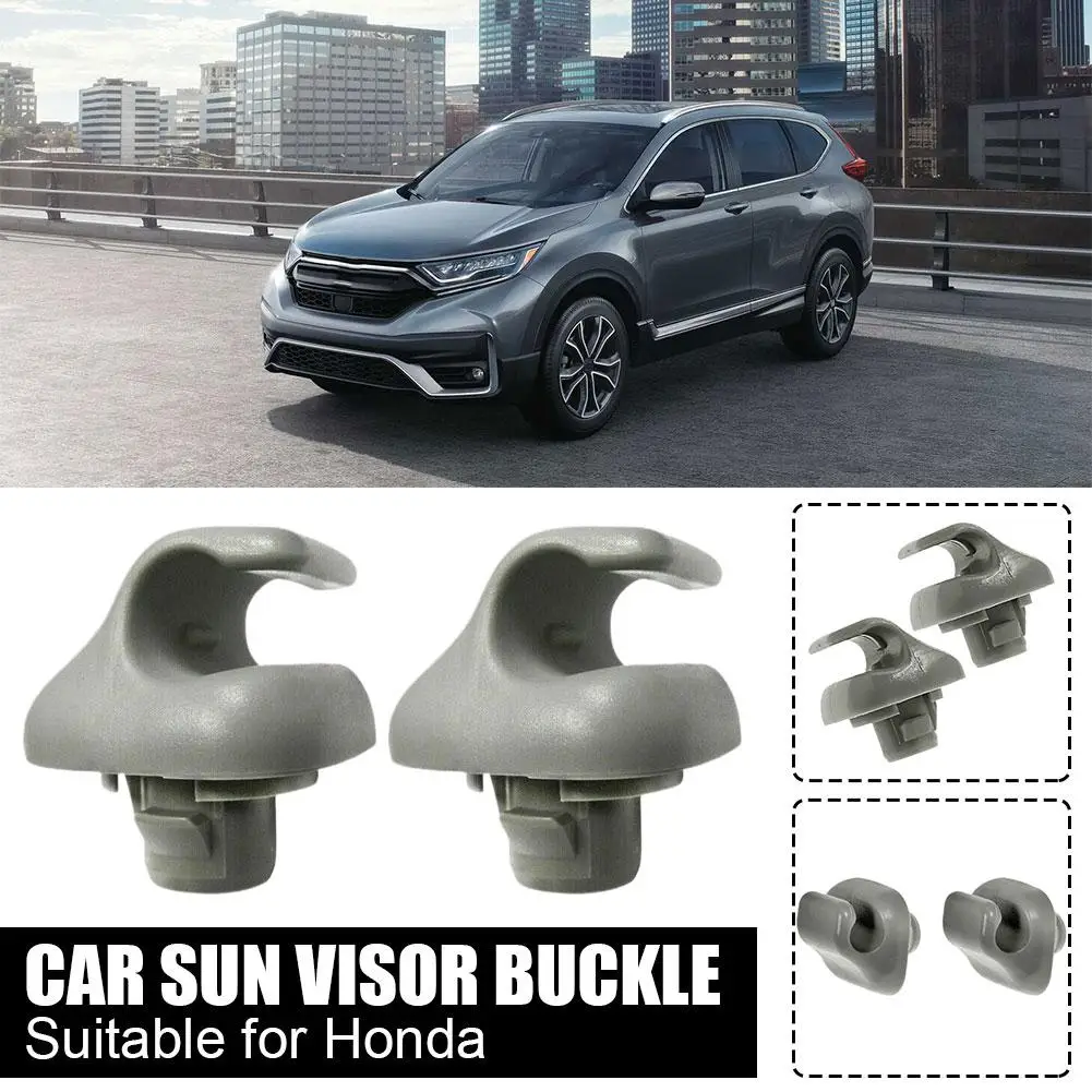 

2pcs Sun Visor Clip Hook Gray Bracket Car Grey Holder For Honda Civic 1996-2004 88217S01A01ZA, 88217S04003ZA X8Y9