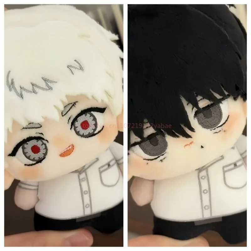 Original 10cm anime o verão hikaru morreu yoshiki tsujinaka plushie brinquedo mochila ornamento bonito bonecas de pelúcia chaveiro