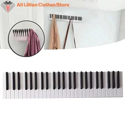 39cm Coat Racks Piano Keys Wall Mounted Coat Hook Hanger Wall Decoration For Home Kitchen Cute Room Wall Decor Wall Art Gifts