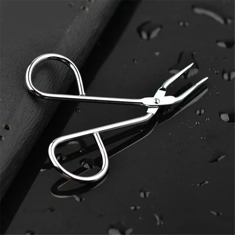 1PC Stainless Steel Scissors Shaped Eyebrow Clip Tweezers Clamp Clipper Tool Stainless Steel Eyebrow Removal Tool Make Up