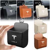 Car Storage Box Air Vent Dashboard Tidy Hanging Organizer Box For Tesla Model 3 2021 S X Y Style Roadster Invader Coil Mod WYE