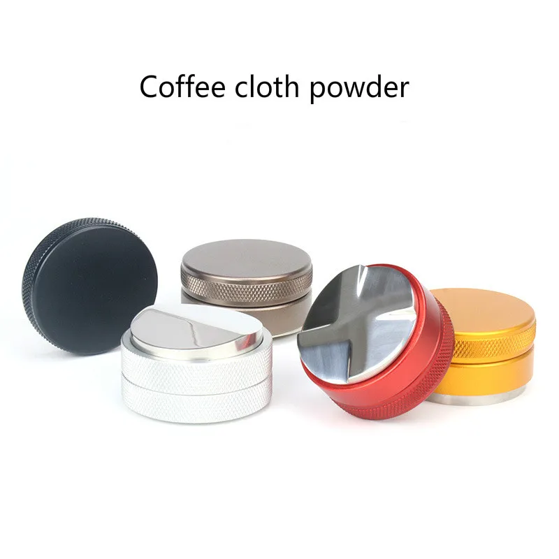 Coffee powder compactor Slotted cloth dispenser Intelligent height adjustment 58mm stainless steel 58.35mm4 pulp