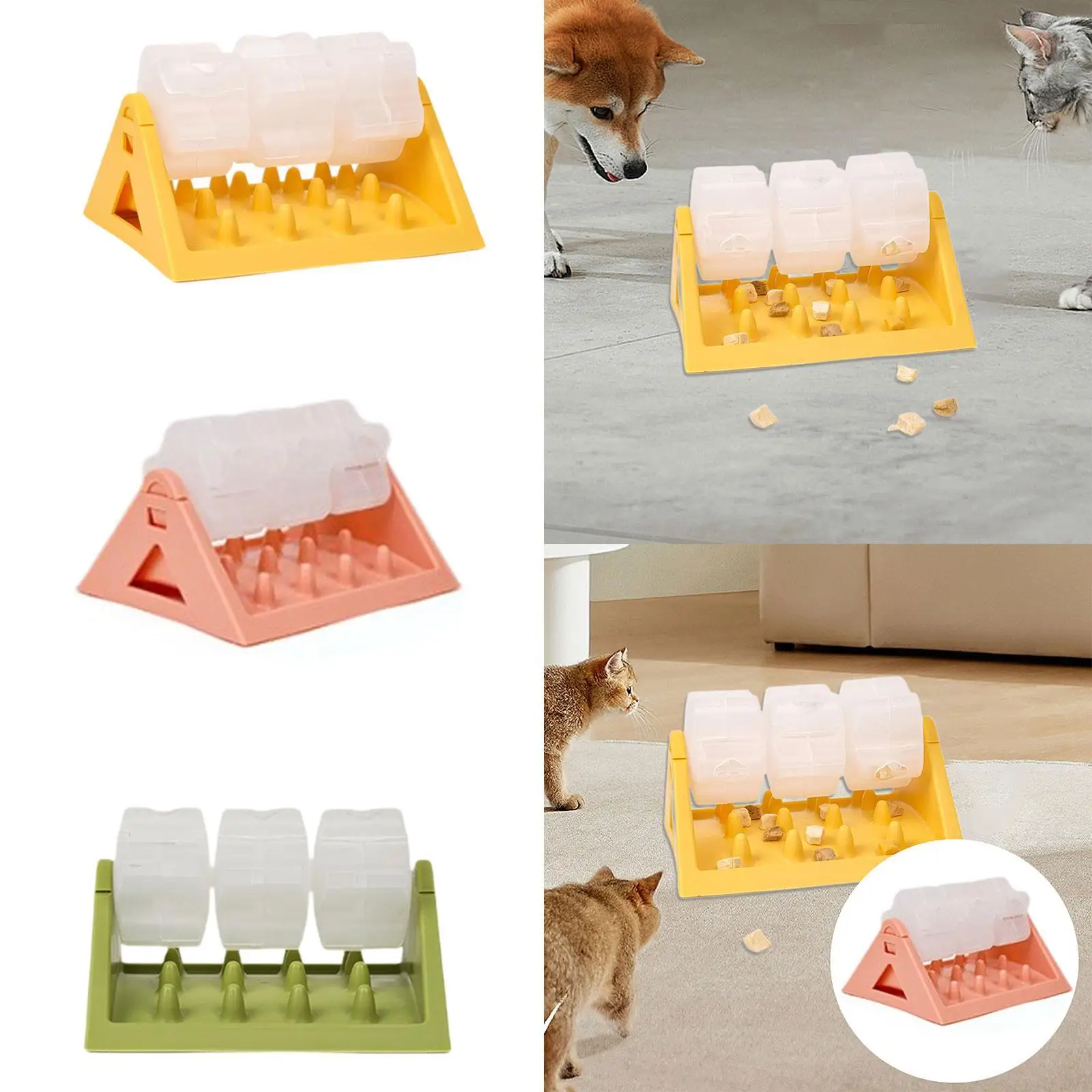 

Treat Dispensing Puzzle Toy Intellectual Stimulation Toys Dog Food Puzzle Toy Slow Feeder for Cat Puppy Small Medium Large Dogs