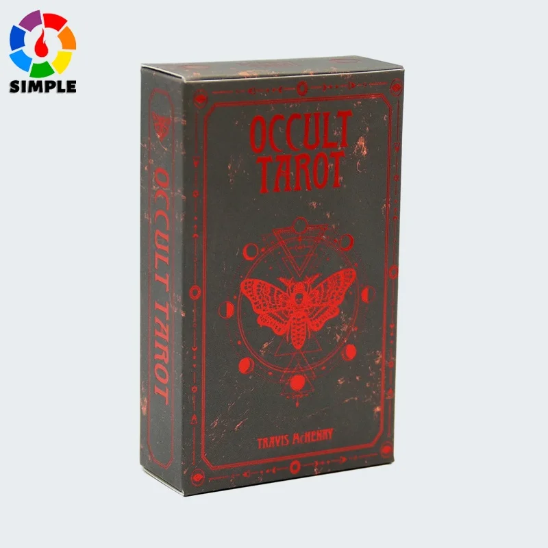

78Card Occult Tarot English Version Oracle Divination Fate Game Deck Table Board Games Playing Card