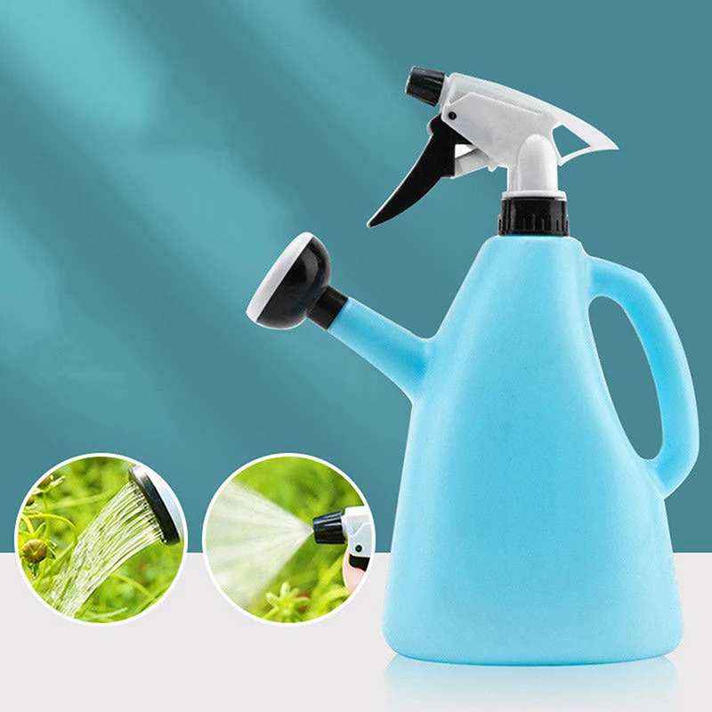 1L Plastic Hand Pressure Watering Can Pot Plants Adjustable Pressure Spray Water Kettle Indoor Flower Sprayer Gardening Supplies