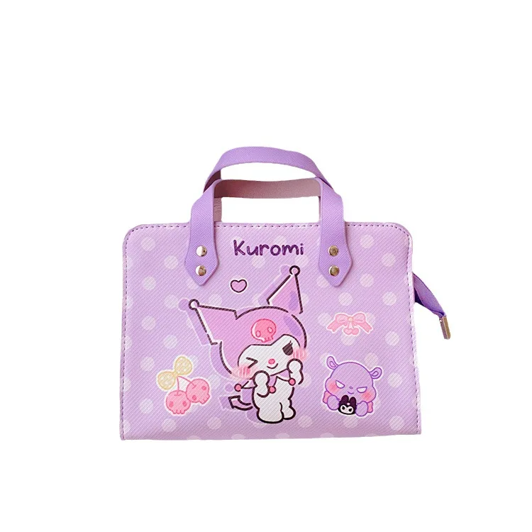 Sanrio Hello Kitty Shoulder Bag Girls Cartoon Cute Kulomi Girl Heart Tote Children's Spring Trip Large Capacity Crossbody Bag