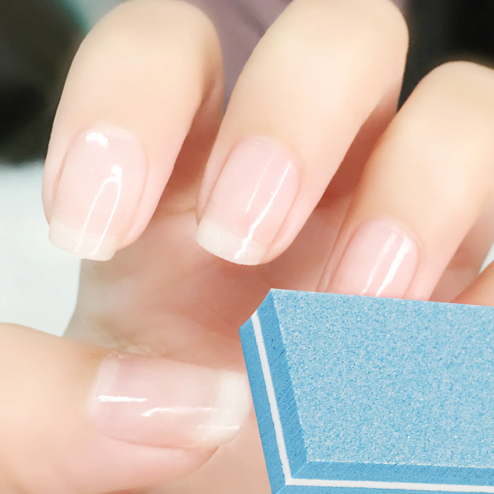 

50 шт., буферные блоки для ногтей, губка, пилочки для тонкой шлифовки, инструмент для полировки маникюра, акриловая губка для ухода за накладными ногтями, маникюрная полировальная губка