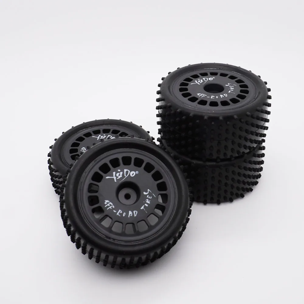 4PCS YSIDO RC Off-road Car Tires 87mm Front Rear for HSP Wltoys HPI Redcat Traxxas Axial Tamiya TT02B 1/10 1/12 RC Racing Car