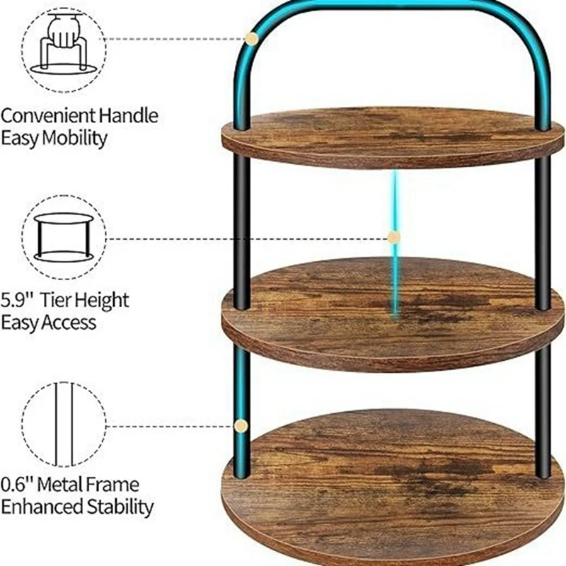 A25F – Soporte De Madera Para Exhibición De Cupcakes En Torre, Bandeja Escalonada Para Mesa De Postres — -28%, 19.44€ Coupon, from 49.99€ – 28% descuento – €49.99