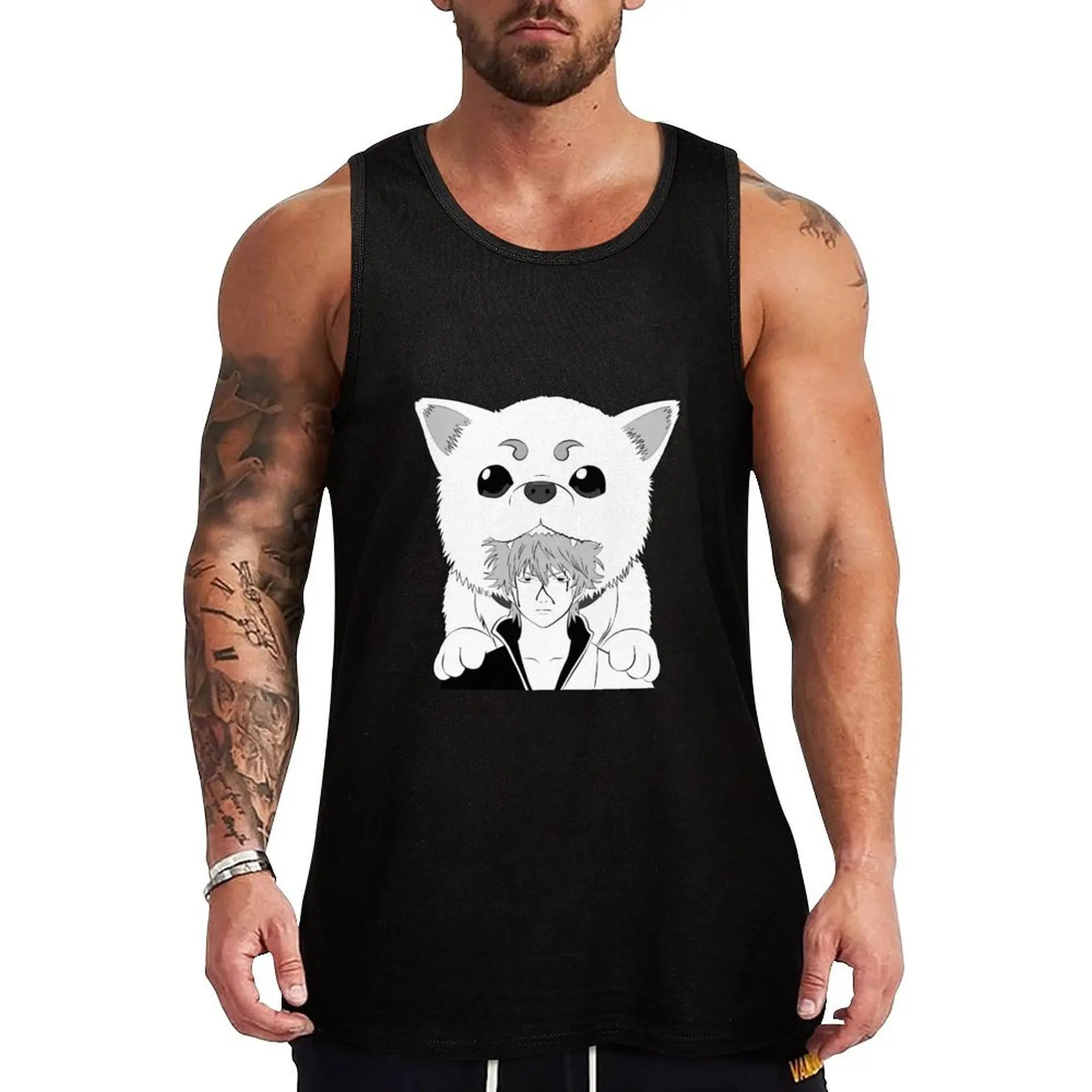Dog God Tank Top Sleeveless top Men's summer clothes 2024 gym clothes man