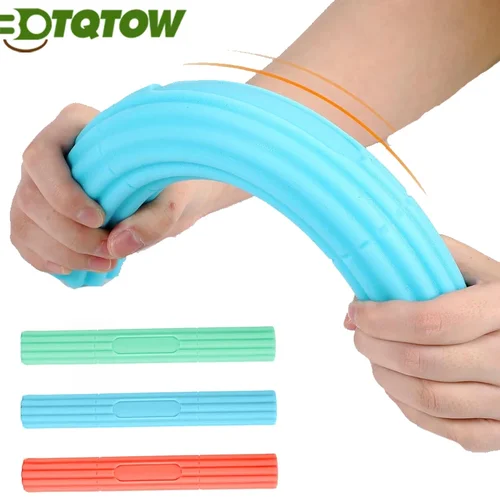 Imagen 1 del producto Fortalecedor de barra de terapia flexible, barra de fisioterapia para codo de tenis, barra de resistencia para codo de golfista, muñeca, alivio del dolor de antebrazo, 1 Uds.