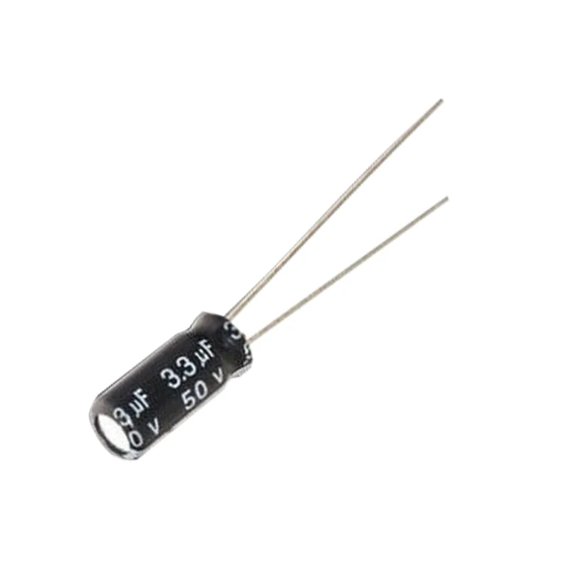 50v3.3uf 5x11mm Aluminum Electrolytic Capacitor 3.3uf50v 50v3.3mf 3.3mf50v 50v3.3mfd 50v 3.3uf 50wv 50vdc 4.7uf 10uf 22uf