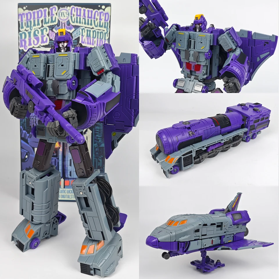 dx9toys アストロトレインっぽい人 DX9 D05 アストロトレインビッグトレントーマス変換 G1 アクション