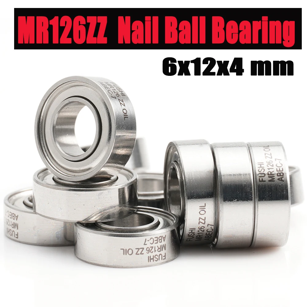 

MR126ZZ Handle Bearings 6x12x4 mm For Drill Brush Handpiece MR126 ZZ Nail Ball Bearing