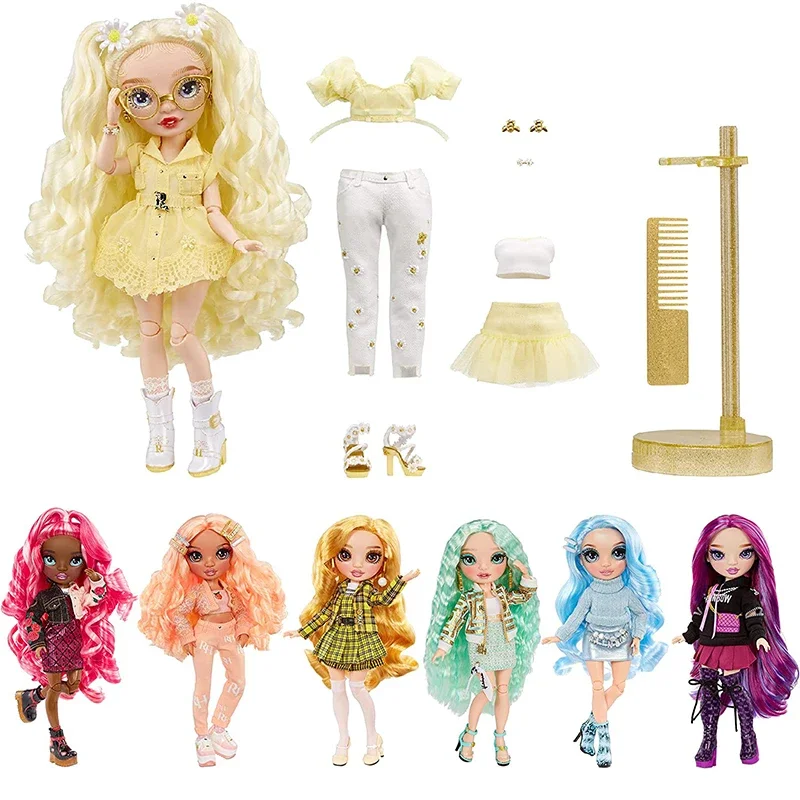 Original Rainbow High Fashion Doll SHERYL MEYER Delilah Fields Emi Vanda Toys for Girls Kawaii Surprise Doll Birthday Gift Toys