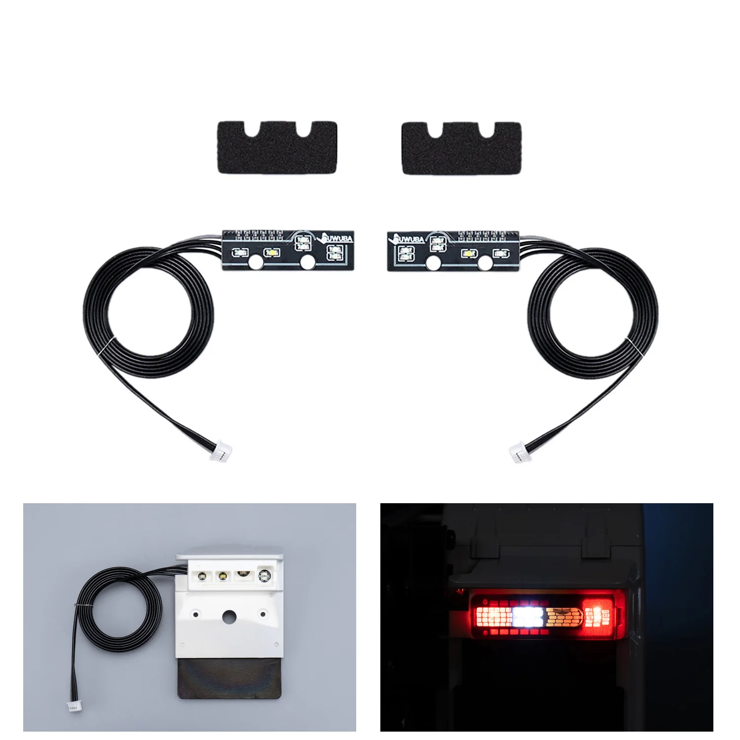 

1/14 Upgrade Part Rear Light Plastic for RC Tractor Truck FH16 XL750 4X2 Tamiyaya 56375 RC Lorry Car DIY Model RC Toys Boys