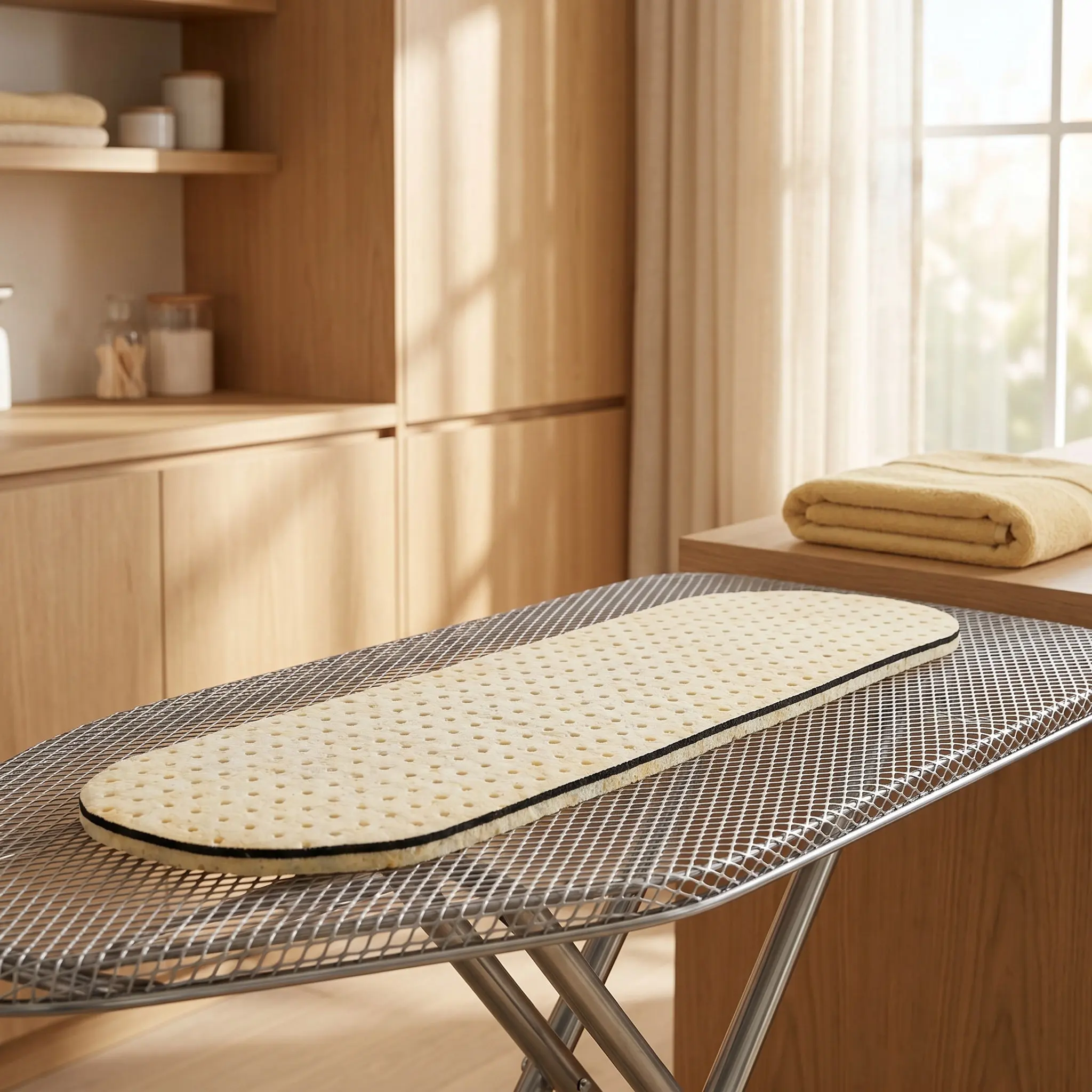 Ironing Board Pad Replacement Heat Resistant Foam Ironing Pad Universal Standard Size Wrinkle Removal Cushion Home Tabletop