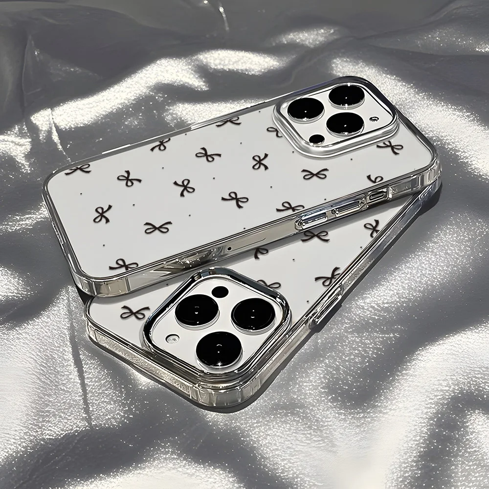 Pink Bowknot Phone Case Samsung Galaxy S24 FE Case S23 S22 S25 Ultra A56 5G A55 A53 A35 A54 A26 A06 A16 A15 A05 A36 Clear Cover - Image 4