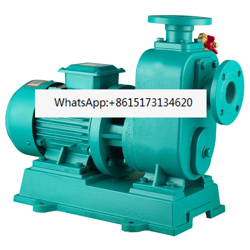 Self suction pump, horizontal pipeline centrifugal pump, large flow rate, head 380V, three-phase single-stage circulating pump