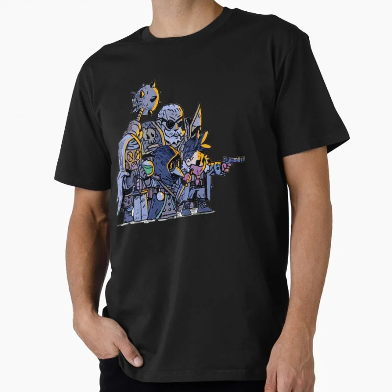 

1111 Darkest dungeon Retro Video game Anime gift t shirt for man Cartoon Graphic Clothes 100% cotton printed All size Tops