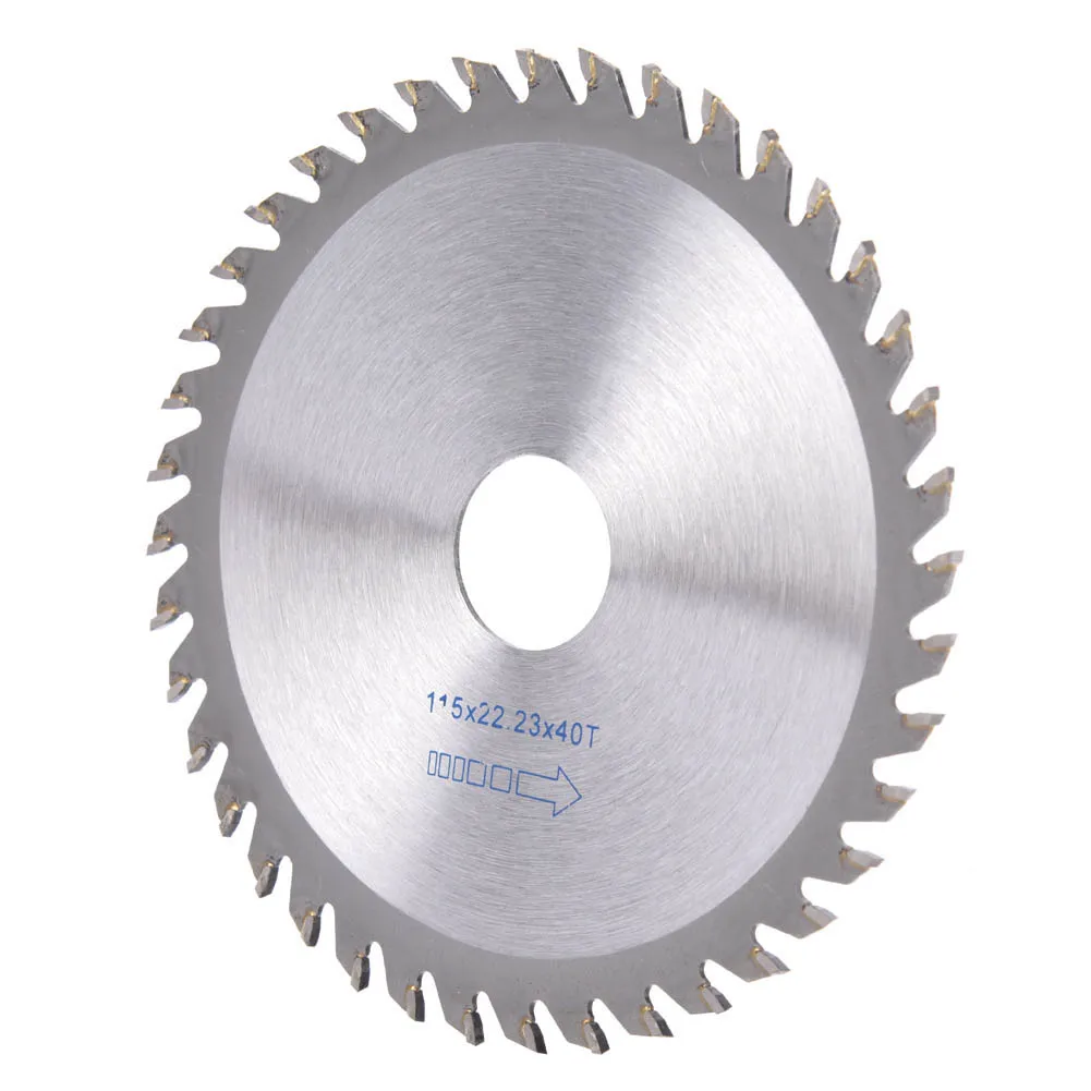 

Carbide Saw Blade Woodworking Circular Cutting Discs 115mm x 22.23mm x 40T for Table Saw Angle Grinder with 1 Saw Blade and 1