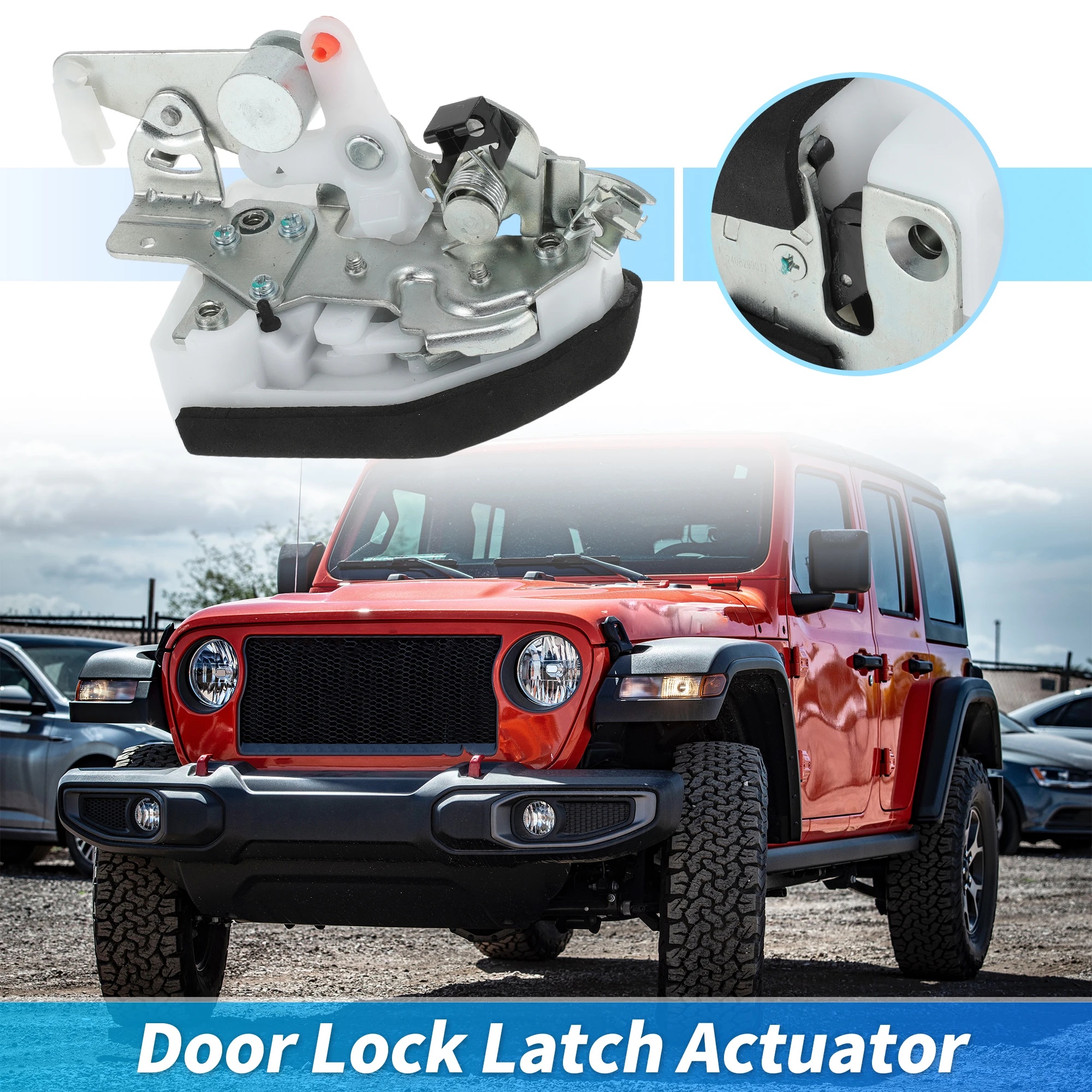 

UXCELL No.55075991AJ Front Left Power Door Latch Lock Actuator Front Driver Side Door Lock Actuator Motor