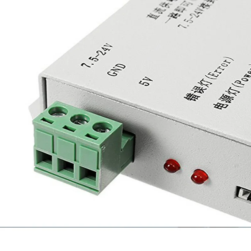 T1000S SD Card LED RGB Pixel Controller Dimmer for WS2812B DMX512 WS2811 LPD8806 LED Strip Matrix 2048 Pixels Program Controler