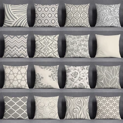 Geometric Color Pillowcase Home Decoration Pillowcase Square Pillowcase Home Office Decoration Cushion Cover