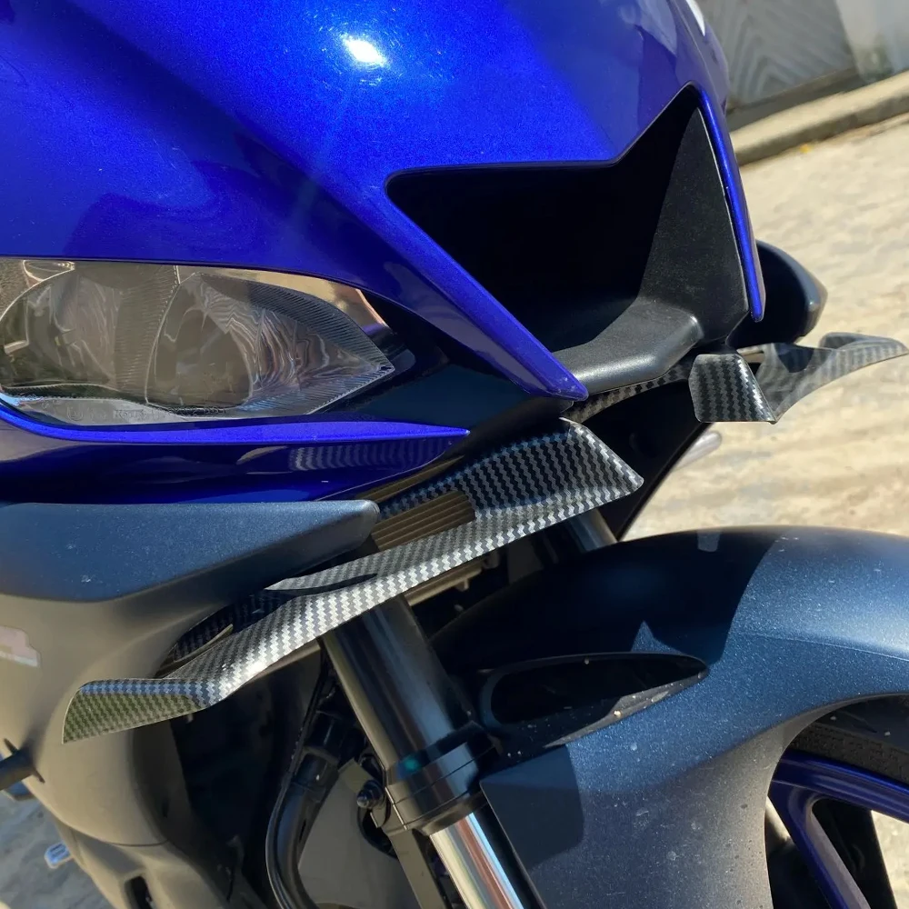 Carbon Fiber Rear Upper Tail Brake Light Fairing For 2014-2020 Yamaha YZF R3 & R25 – ABS Plastic