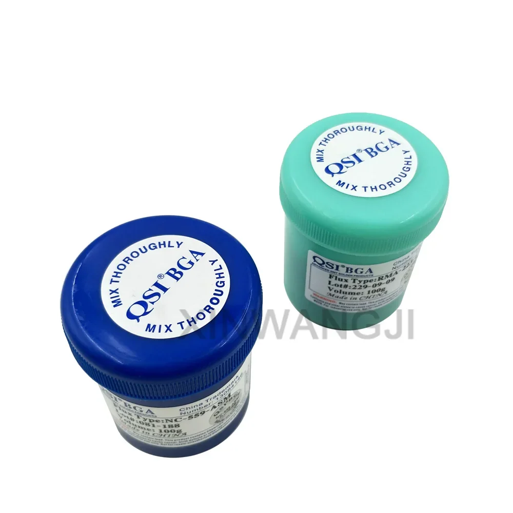 100g RMA-223-UV NC-559-ASM BGA PCB Flux Paste No-Clean Solder /SMD Soldering Paste Flux Grease Flux For PCB Rework Reballing