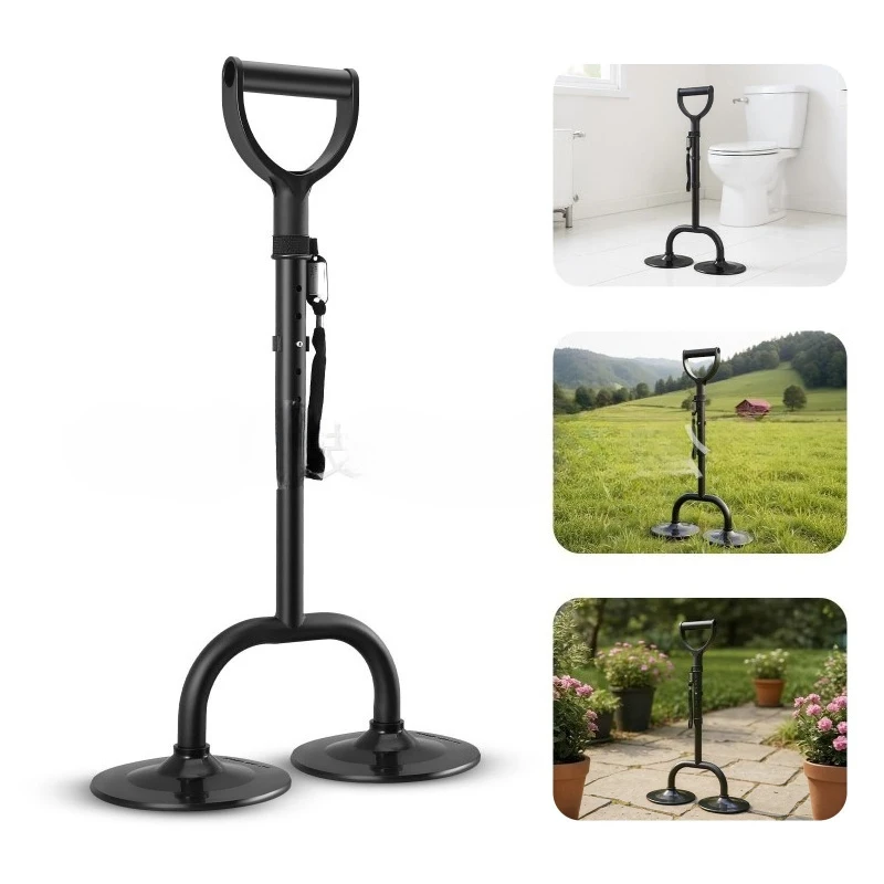 51-70CM Adjustable Mobility Aid Tool Portable Standing Assist Device with Lanyard Lightweight Standing Up Assistance for Elderly