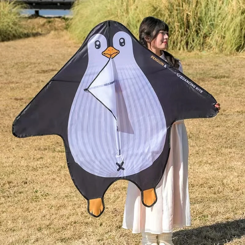 Cartoon pinguïn panda vlieger speelgoed sport grote vliegers voor kinderen professionele vliegeren vlieger mooie volwassen pop buitenspelletjes plezier